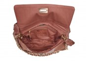 CLUTCH BROWN - LEATHER/SUADE - GRACE