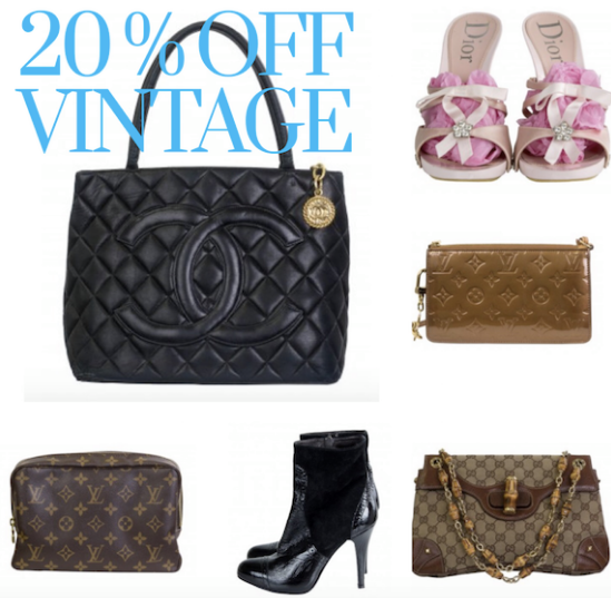 Vintage 20% OFF ends 30/8